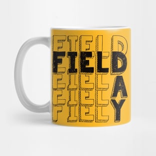 Field Day 2022 For school teachers kids and family yellow Mug